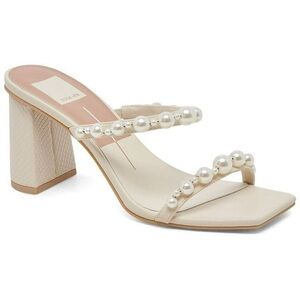 Dolce Vita Cream Chain-Link Sandals